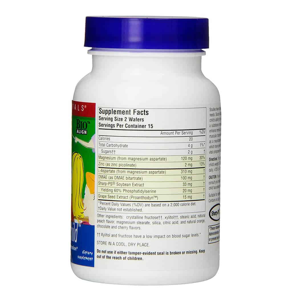 ATTENTIVE-CHILD-CHEWABLE-WAFERS-30'S-Facts