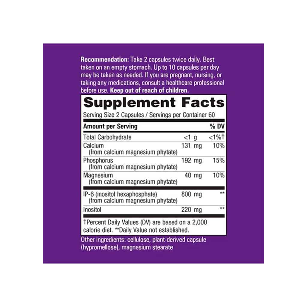 CELL-FORTE-IP-6-_-INOSITOL-VCAPS-120S-Facts