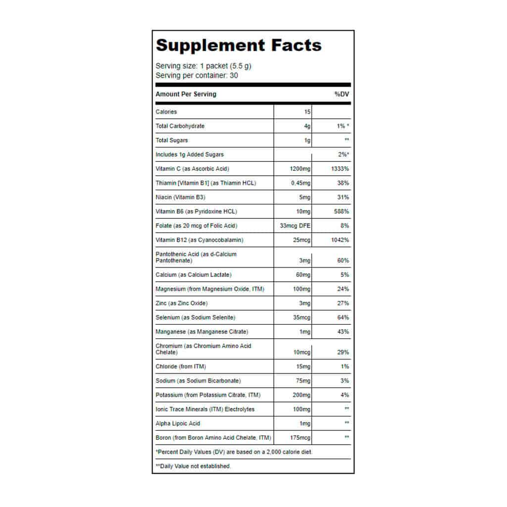 ELECTROLYTE-STAMINA-PWR-PAK-6.1GR-30CT-Facts