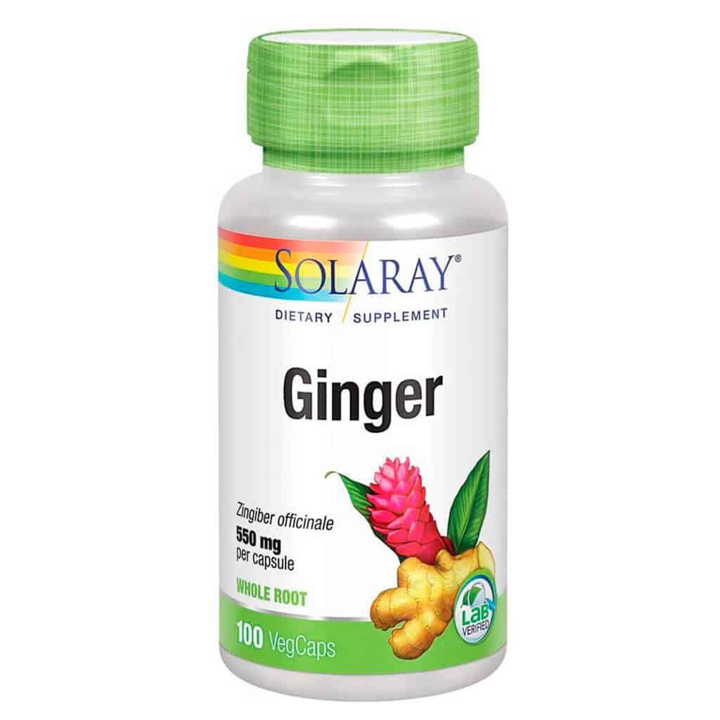 GINGER ROOT 550MG VegCaps 100'S Nature's Discount Aruba
