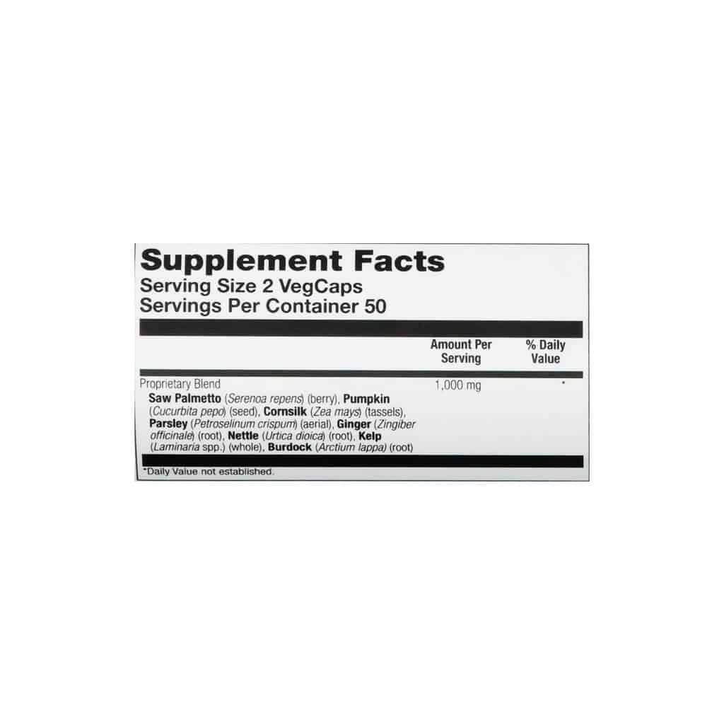 PROSTATE-BLEND-SP-16-CAPS-100'S-Facts
