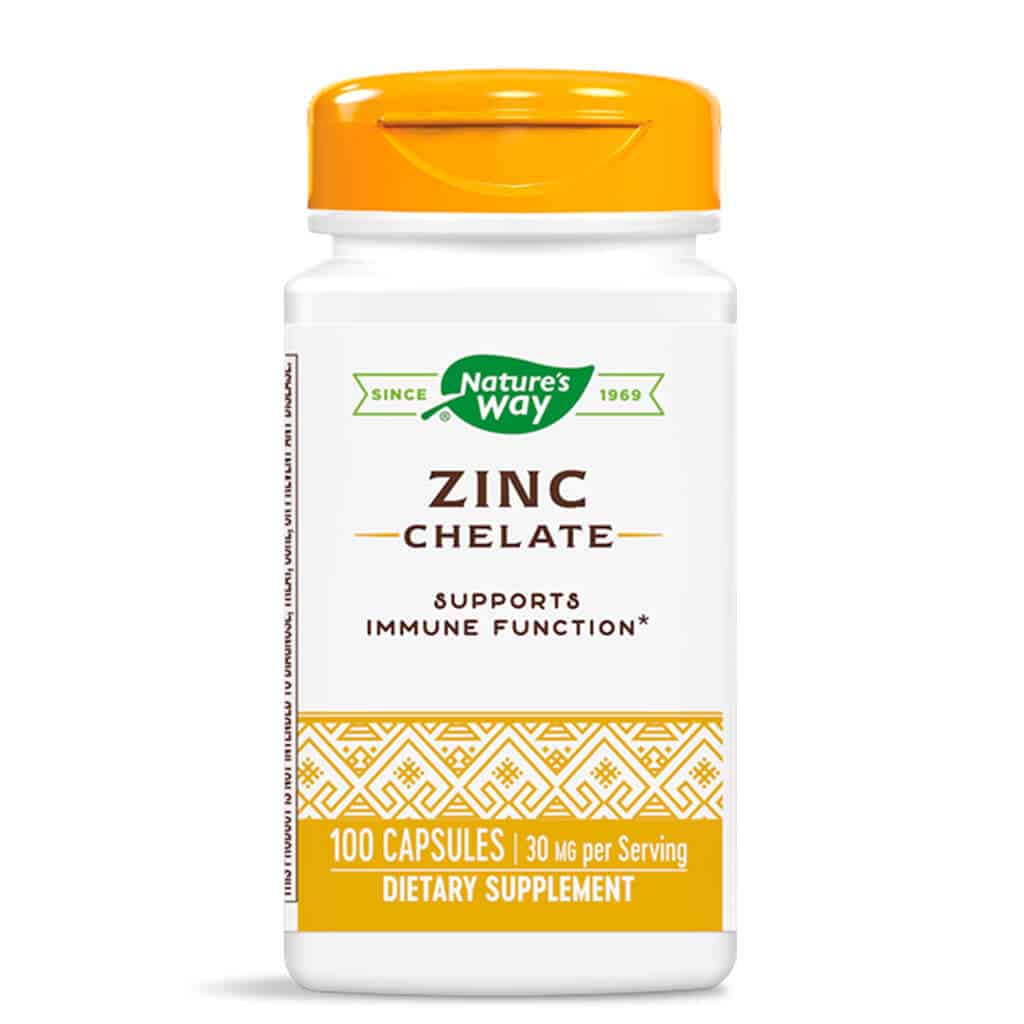 ZINC CHELATE 30MG POTENCY CAPSULES 100'S Nature's Discount Aruba