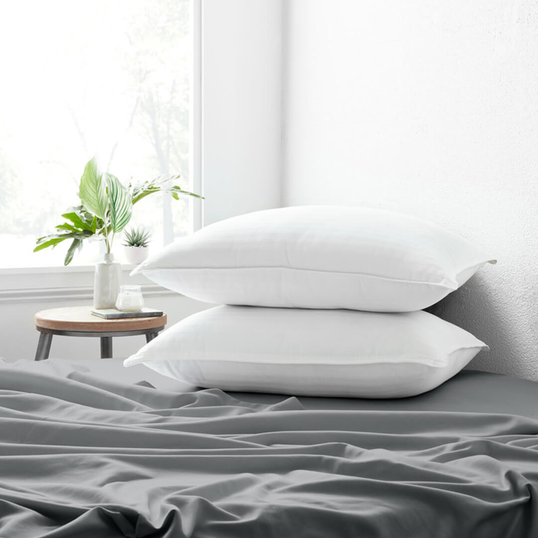 2Pack Plush Down Alternative Gel Fiber Pillows Nature's Discount